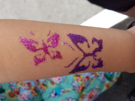 Kinderschminken mieten & vermieten - Kunst- & Kinderschminken inkl. Glitzertattoos in Köditz