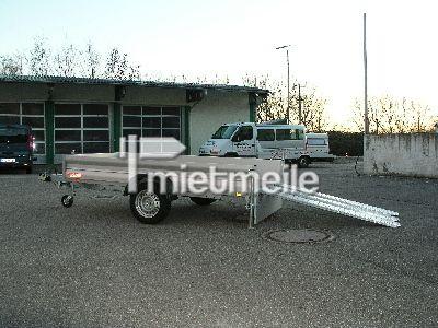 Kastenanhänger mieten & vermieten - Einachser gebremst, zulässiges Gesamtgewicht 1.300 in Heilbronn
