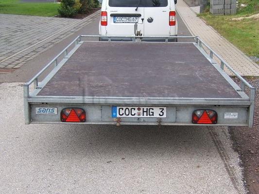 Autoanhänger mieten & vermieten - Autotransportanhänger SARIS PA 32 2,7 t Plataeu in Neef