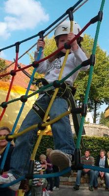 Klettergeräte mieten & vermieten - Kinder-Hochseilgarten, mobil in Ense