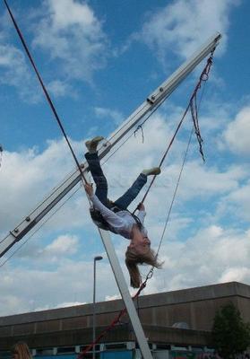 Bungee mieten & vermieten - 4er-Bungee-Trampolin-Anlage in Ense