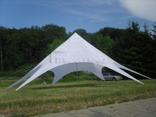 Partyzelte mieten & vermieten - Sternzelt 14m Durchmesser 5m Höhe in Weiß in Leinefelde