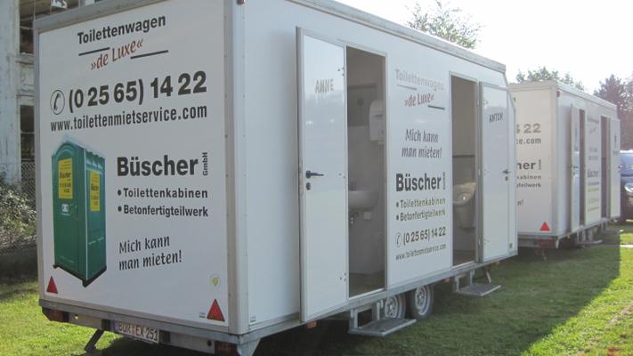 Toilettenwagen mieten & vermieten - Toilettenwagen mieten... | Toilettenanhänger | Toilettenvermietung in Heek