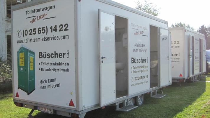 Toilettenwagen mieten & vermieten - Toilettenwagen mieten... | Toilettenanhänger  | Toilettenvermietung in Heek