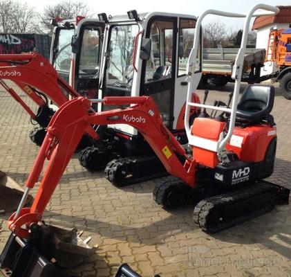 Minibagger mieten & vermieten - Kubota K008-3, Minibagger 0,8t in Salzgitter Engelnstedt