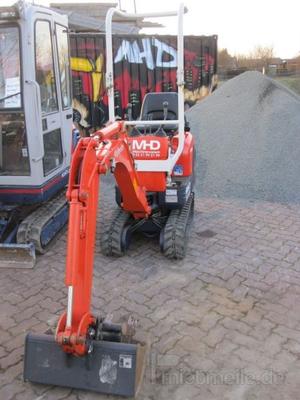 Minibagger mieten & vermieten - Kubota K008-3, Minibagger 0,8t in Salzgitter Engelnstedt