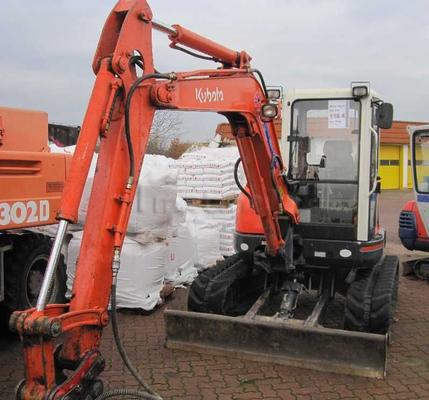 Minibagger mieten & vermieten - Kubota U 45 Kurzheckbagger in Salzgitter Engelnstedt