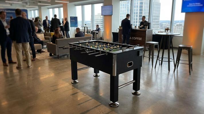 Tischkicker mieten & vermieten - Profi Tischkicker mieten – Robuster Kicker für Firmen-Events & Messen in Wuppertal