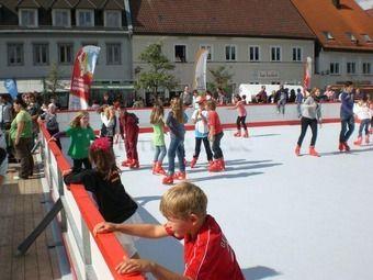 Großspielgeräte mieten & vermieten - Eislaufbahn, Schlittschuhbahn verleih, vermietung in Göppingen