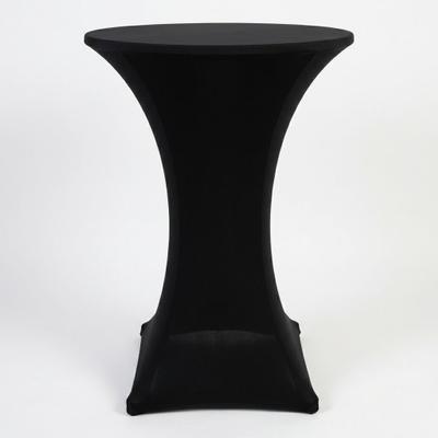 Stehtischhussen mieten & vermieten - Stretch-Husse für Stehtische mieten (Ø 80 cm) – Weiß, Schwarz oder Rot inkl. Reinigung in Wuppertal