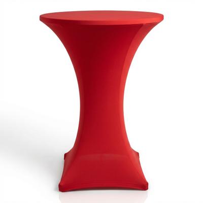 Stehtische mieten & vermieten - Stehtisch mit Stretch-Husse mieten (Ø 80 cm) – Weiß, Schwarz oder Rot inkl. Reinigung in Wuppertal