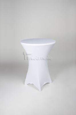 Stehtische mieten & vermieten - Stehtisch 80cm - mit Husse (weiss) in Hochheim am Main