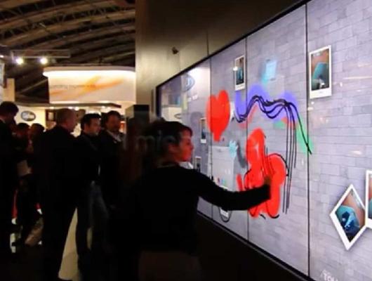 LCD Monitore mieten & vermieten - Multi-Touch-Bildschirme randlos seamless Monitore in Dresden