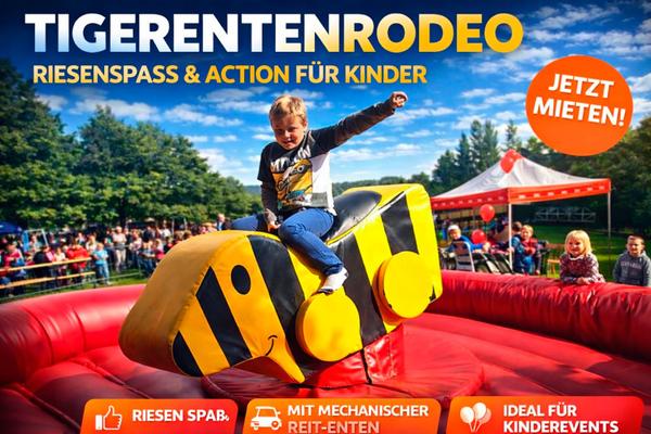 Bullriding mieten & vermieten - Tiger Duck Rodeo mieten in Bramsche