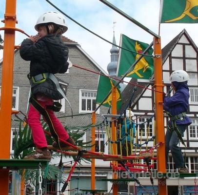 Klettergeräte mieten & vermieten - Kinder-Hochseilgarten Klettergarten mieten in Ense
