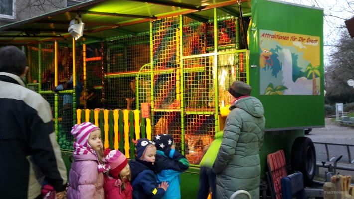Klettergeräte mieten & vermieten - Dschungel-Spielmobil & Bullenreiten mieten Bullriding leihen in Ense
