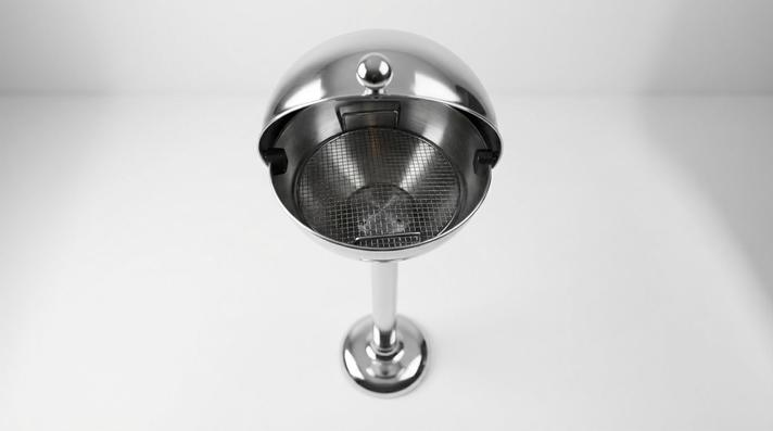 Barmöbel mieten & vermieten - Standascher mieten – Kugel-Aschenbecher aus Edelstahl – Windgeschützt & Edel in Wuppertal