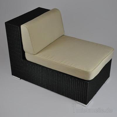Couchgarnitur mieten & vermieten - Polyrattan Lounge - Mittelsofa in Hochheim am Main