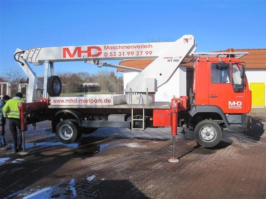 LKW Hebebühnen mieten & vermieten - LKW-Arbeitsbühne Wumag WT26 in Salzgitter Engelnstedt