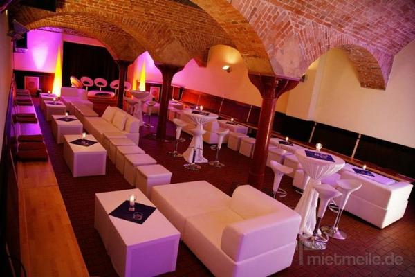 Loungemöbel mieten & vermieten - Lounge Tisch beleuchtet in Leinefelde
