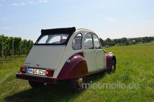 Oldtimer mieten & vermieten - Citroen 2cv die Ente selbst fahren in Brackenheim