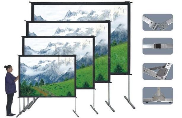 Leinwand mieten & vermieten - Draper Aufprojektion » 240cm x 180cm » Fast-Fold » in Neunkirchen am Sand