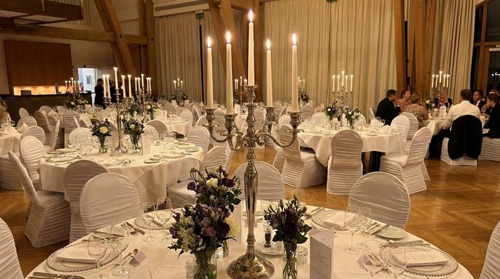 Buffetzubehör mieten & vermieten - Kerzenständer mieten – Edle Kandelaber in Silber & Gold für Ihre Tischdeko in Wuppertal