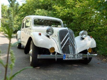 Oldtimer mieten & vermieten - Oldtimer Citroen in weiß - Hochzeitsauto - Brautauto in Wermelskirchen