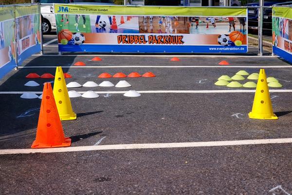Bullriding mieten & vermieten - Dribbel-Parkour mieten in Bramsche