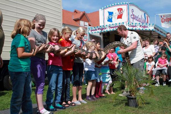 Walkact mieten & vermieten - Rollender Zoo - Reptilienschau in Bramsche