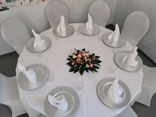 Teller & Tassen mieten & vermieten - Platzteller mieten – Gold & Silber – Dekorativer Unterteller (Kunststoff) in Wuppertal