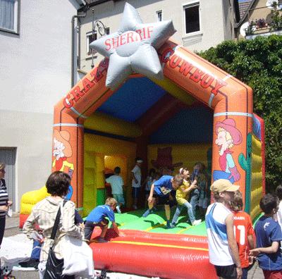 Hüpfburg mieten & vermieten - Hüpfburg Cowboy mieten, leihen, verleih in Göppingen