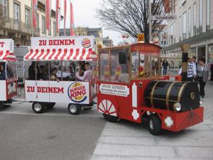 Eisenbahn mieten & vermieten - Bimmelbahn, Wegebahn, Eisenbahn verleih in Göppingen