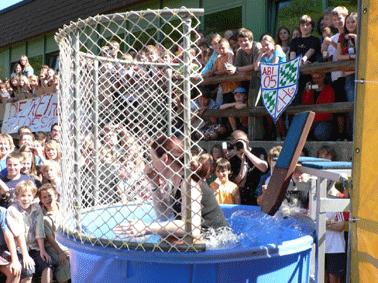 Großspielgeräte mieten & vermieten - Dunk the Clown, Ab ins Fass Verleih, Vermietung in Göppingen