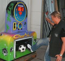 Torwand mieten & vermieten - Fussballmaschine Power Goal, Torwandverleih in Göppingen