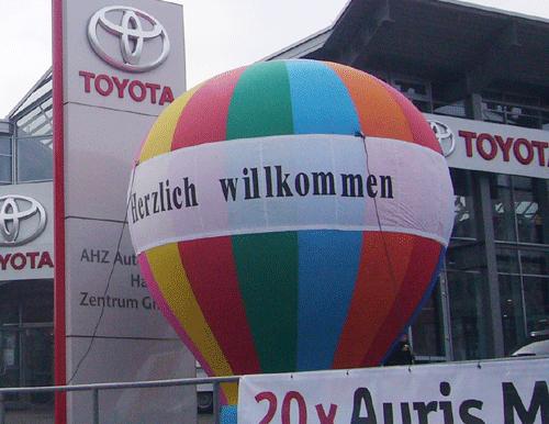 Ballons mieten & vermieten - Heißluftballon, Dekoration mieten, leihen, verleih in Göppingen