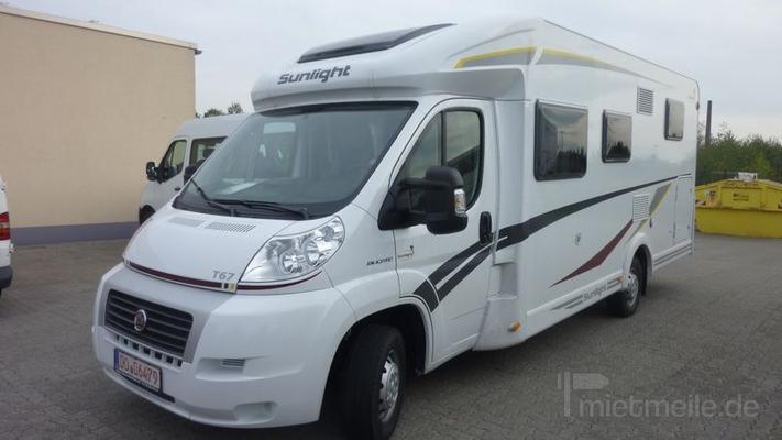 Wohnmobile mieten & vermieten - Sunlight T 67 mit Hubbett in Dortmund