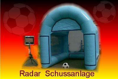 Fußball mieten & vermieten - Fußball Radar Schussanlage, inkl. 20 Km,Auf-u.Abbau, 1x Personal & Haftpflichtversicherung. in Dinslaken