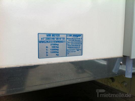 Kühlanhänger mieten & vermieten - Kühlanhänger 60 eur 2700kg Kühlwagen in Berlin