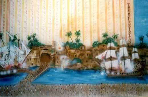 Kulissen mieten & vermieten - Hotel Tresure Island Kulisse, Kulisse, Hotel Tresure Island, Schatzinsel, Las Vegas, Casino, Dekoration, Event, Messe in Kamp-Bornhofen