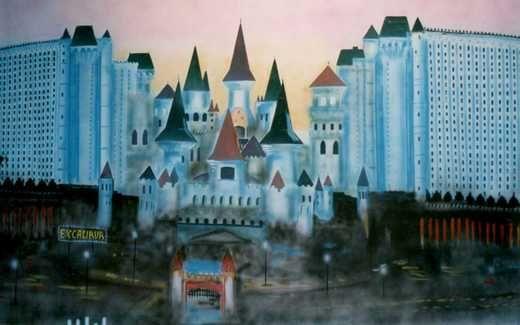 Kulissen mieten & vermieten - Hotel Excalibur Kulisse, Hotel, Excalibur, Kulisse, Dekoration, Schloss, Las Vegas, Glücksspiel, Casino, Schlosshotel in Kamp-Bornhofen