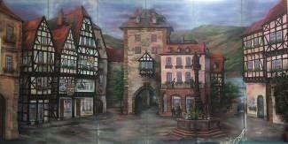 Kulissen mieten & vermieten - Altstadt von Linz am Rhein Kulisse, Altstadt, Kulisse, Fachwerk, Fachwerkhaus, Haus, Markt, Dekoration, Veranstaltung in Kamp-Bornhofen