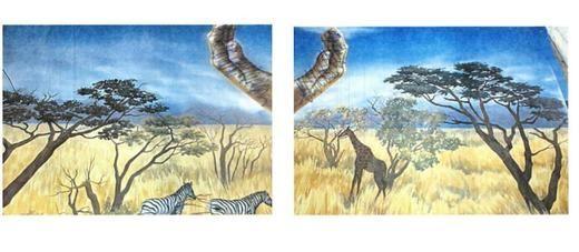 Kulissen mieten & vermieten - Afrikanische Tiere in der Savanne Kulisse, Kulisse, Savanne, Tiere, afrikanisch, Afrika, Dekoration, leihen, mieten in Kamp-Bornhofen
