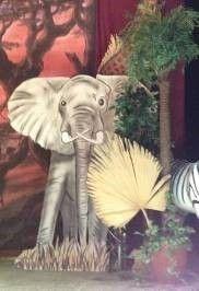 Requisiten mieten & vermieten - Elefant Cut Out, Elefant, Cut Out, Afrika, Savanne, afrikanisch, Indien, indisch, Asia, Asien, asiatisch, Tier in Kamp-Bornhofen