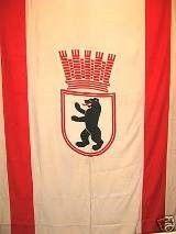 Länder & Flaggen mieten & vermieten - Flagge Berlin, Berlin, Flagge, Wappen, Berliner Wappenflagge, Wappenflagge, Fahne, Wappenfahne, Symbol, Dekoration in Kamp-Bornhofen