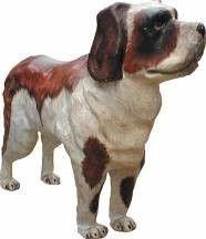 Dekofiguren mieten & vermieten - Bernhardiner Sennenhund Figur, Bernhardiner, Hund, Sennenhund, Figur, Tier, Haustier, Dekoration, Party, Event, Messe in Kamp-Bornhofen