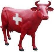 Dekofiguren mieten & vermieten - Kuh Figur Schweiz, Kuh, Figur, Schweiz, Schweizer Kuh, Alm, Alpen, Milchkuh, Bauer, Bauernhof, Dekoration, Stall, Tier in Kamp-Bornhofen