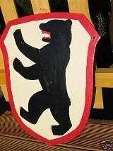 Dekorationsservice mieten & vermieten - Berliner Wappenschild, Wappenschild, Wappen, Berliner, Berlin, Schild, Berliner Bär, Bär, Baer, Dekoration, Party in Kamp-Bornhofen
