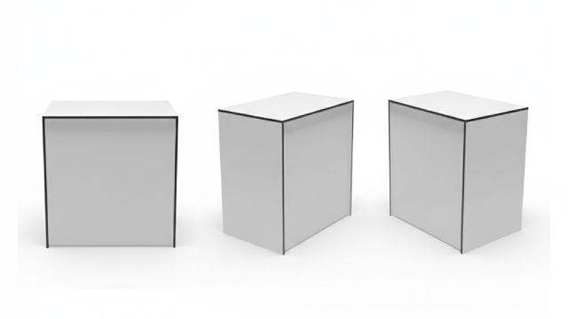 Messemöbel mieten & vermieten - Messe Counter mieten (100x69x105 cm) – Infotheke & Empfangstresen für Ihren Stand in Wuppertal