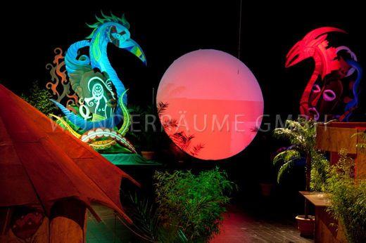Kulissen mieten & vermieten - Beleuchtete Scheibe - WUNDERRÄUME GMBH vermietet: Dekoration/Kulisse für Event, Messe, Veranstaltung, Incentive, Mitarbeiterfest, Firmenjubiläum in Lichtenstein/Sachsen